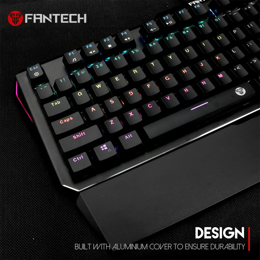 VOBERRY fantech MK882 Профессиональный RGB USB Цвет Подсветка игры Водонепроницаемый механическая клавиатура чувствовать себя