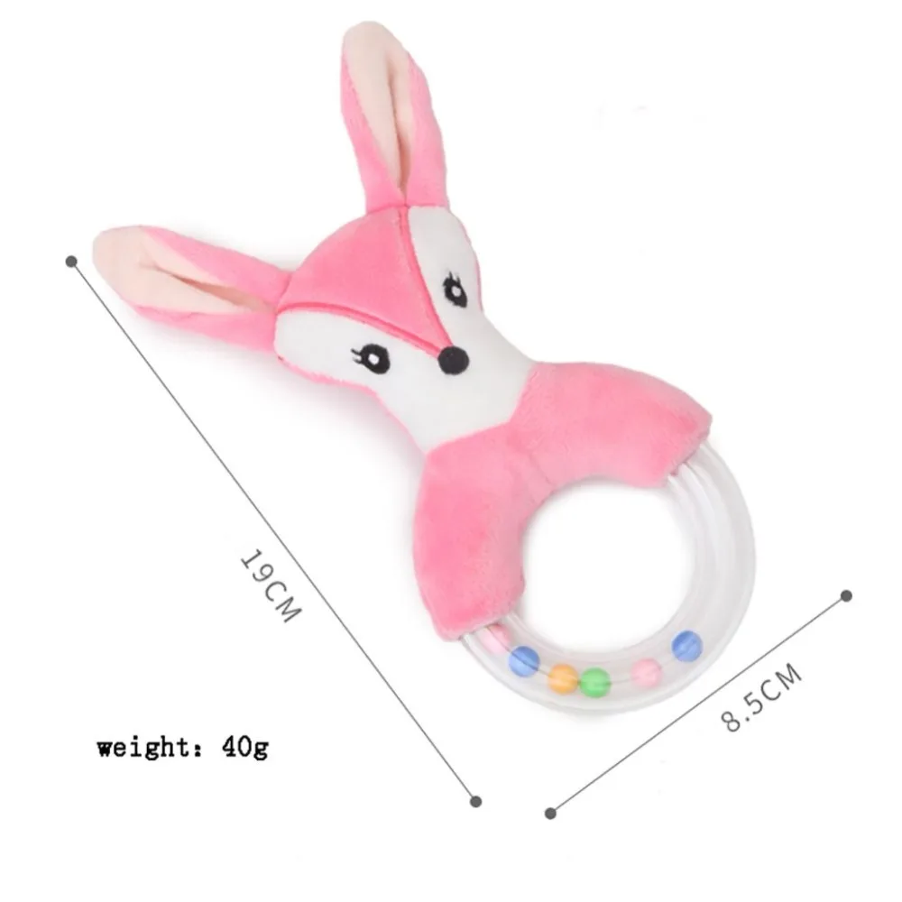 Очаровательная коляска погремушка для новорожденных плюшевая игрушка животное