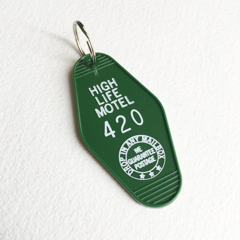 420 брелок для отеля weed винтаж ретро отельный ключа ключей от мотеля