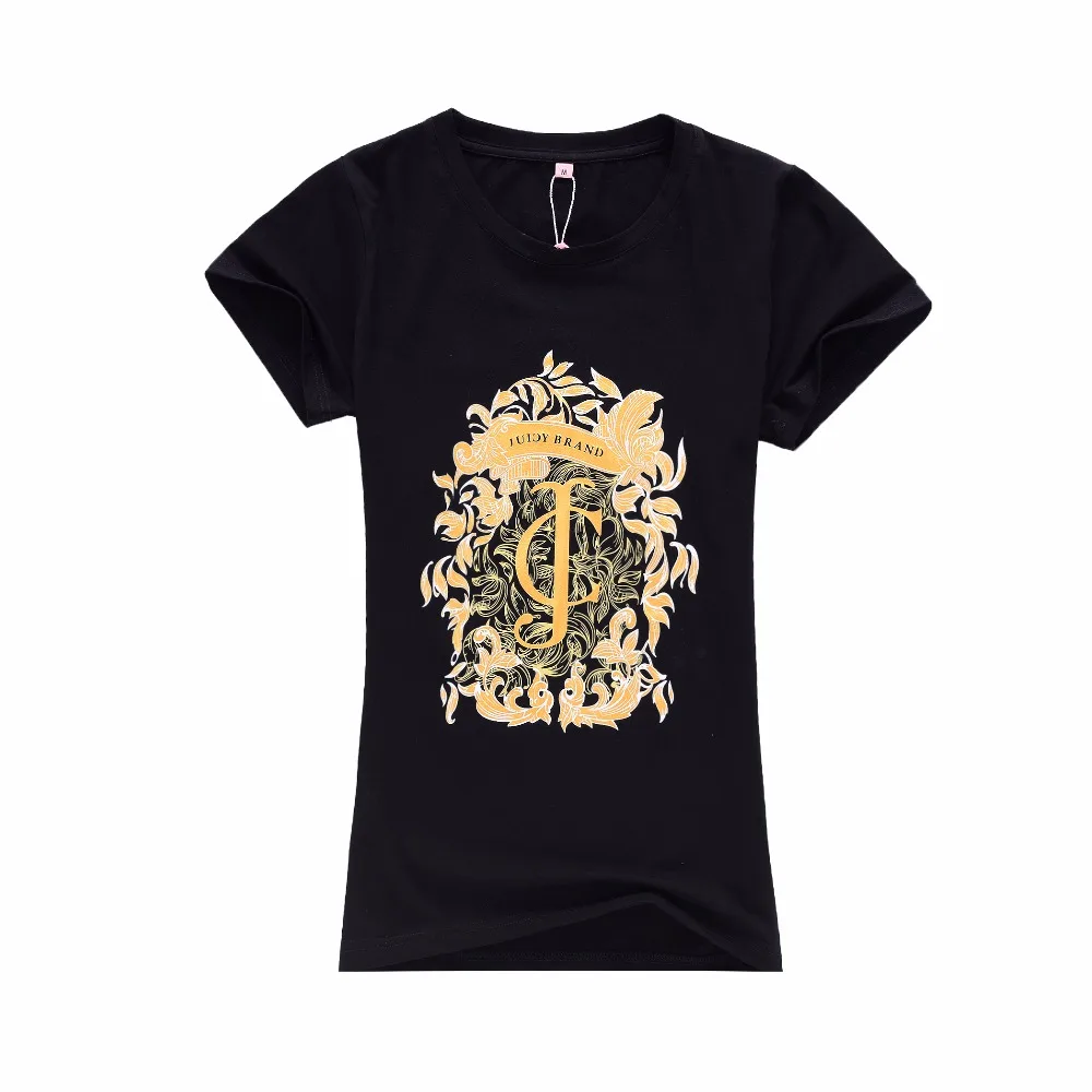 Женская хлопковая футболка с коротким рукавом эластичная простая повседневная 5