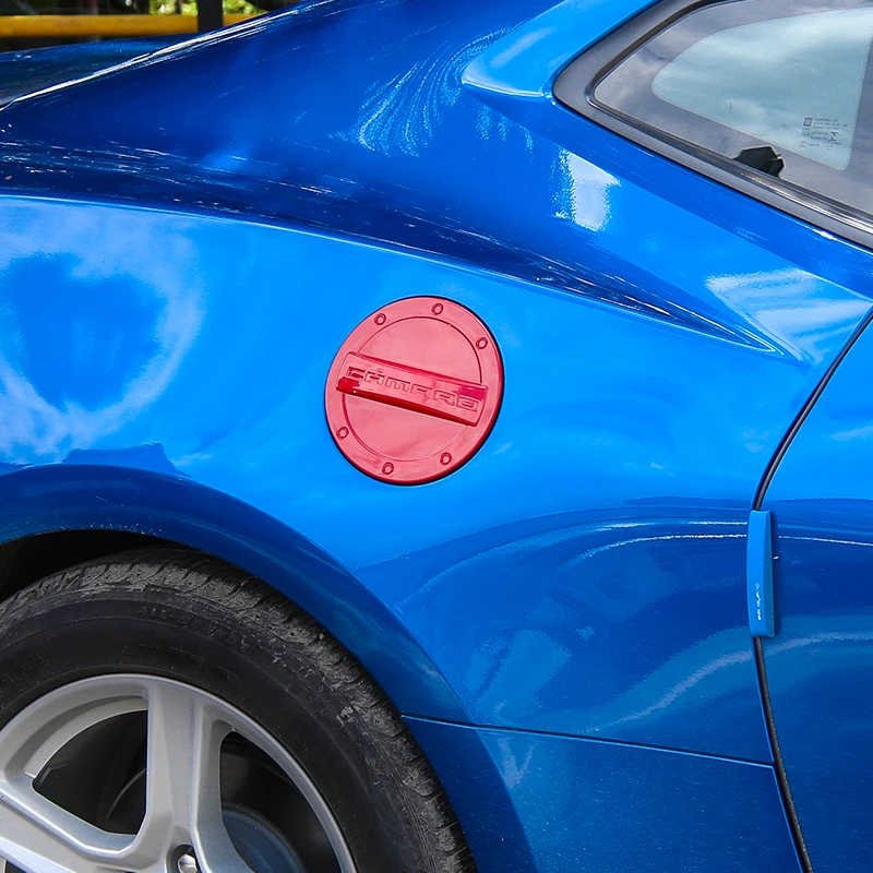 Наклейка защитная MOPAI из АБС пластика на крышку бензобака для Chevrolet Camaro 2017 и