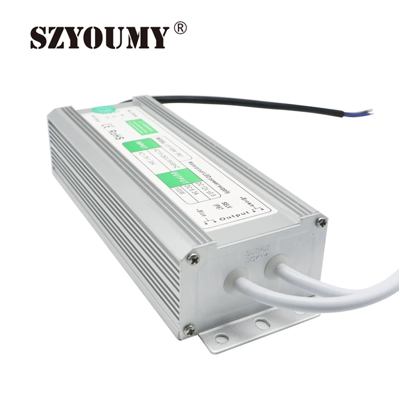 SZYOUMY 2 шт. IP67 блок питания 12 В 100 Вт 8.33A водонепроницаемый светодиодный Быстрая