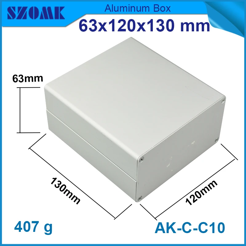 10 шт./партия алюминиевые корпуса для инструментов 63*120*130 мм
