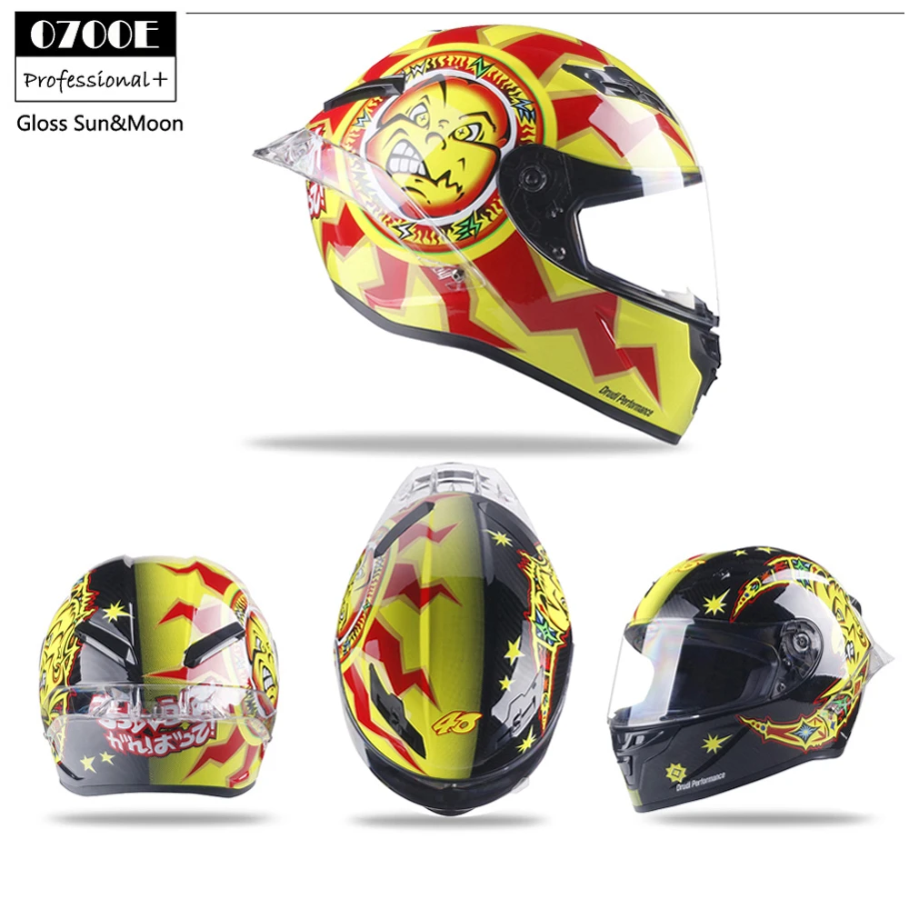 Каск, полнолицевой мотоциклетный шлем, гоночный шлем, DOT approved Cascos para moto, ciclista Capacetes para moto