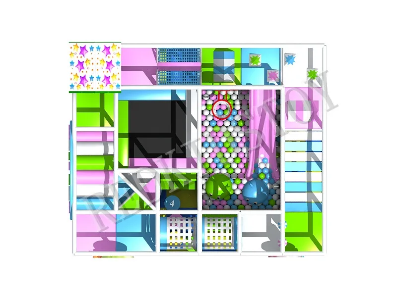 Экспортируется в Россию супер качество детское игровое оборудование для