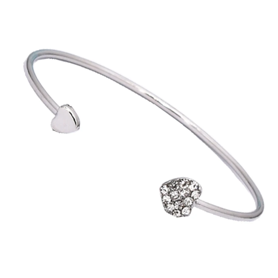 2018 горячее предложение новое модное регулируемое Хрустальное Двойное сердце с