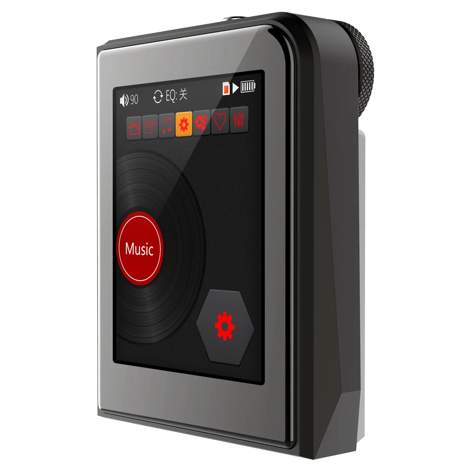 Ruidu A50 DSD256 24 бит/192 кГц HD без потерь HiFi мини спортивный музыкальный плеер с экраном 2