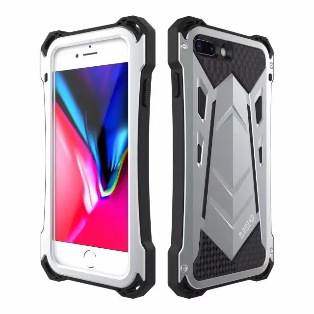 R JUST чехол для iphone 7 8 SE 2020 противоударный водонепроницаемый металлический +