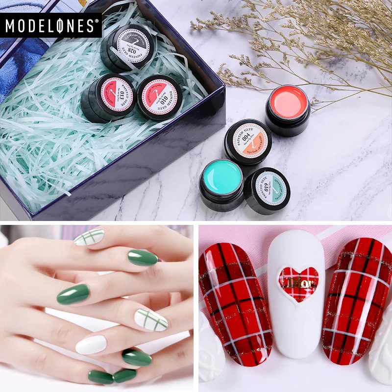Modelones Painting Nail Gel Soak Off UV Semi Permanent Drawing Led Varnish Enamel Art Manicure | Красота и здоровье