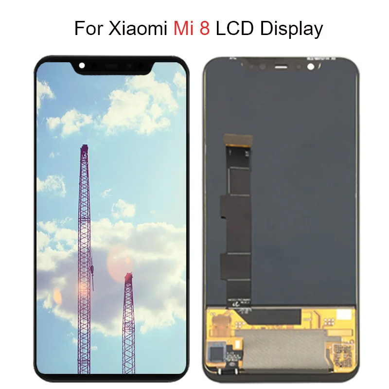 ЖК экран Super Amoled для Xiaomi Mi 8 дисплей MI Explorer дигитайзер в сборе сенсорный Mi8 SE
