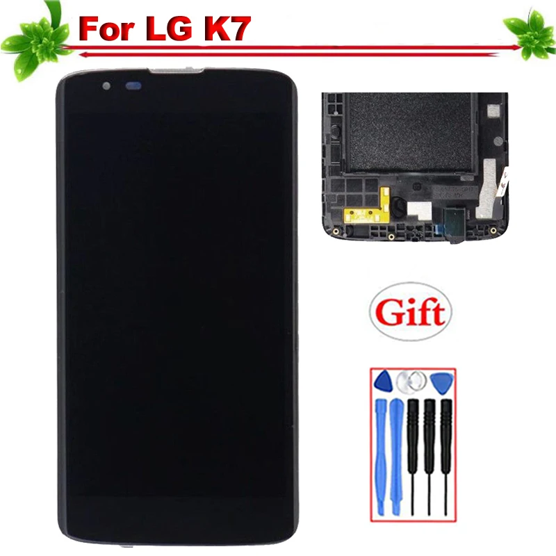 ЖК дисплей для LG K7 сенсорный экран дигитайзер сборка Замена дань 5 LS675 MS330 K330 с