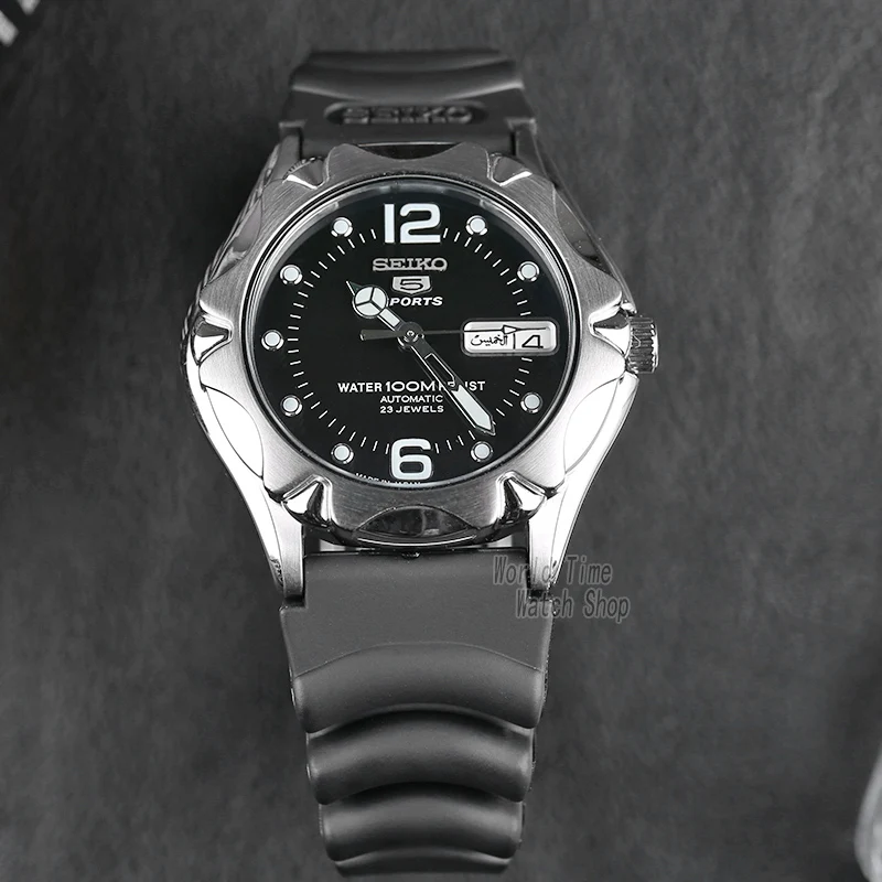Часы seiko мужские автоматические водонепроницаемые спортивные с датой для