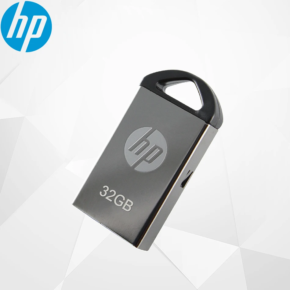

Металлический USB-флеш-накопитель HP V221W, оригинальный мини-флеш-накопитель 64 ГБ 32 ГБ 16 ГБ, карта памяти, Флеш накопитель usb-Флэшка для автомобил...