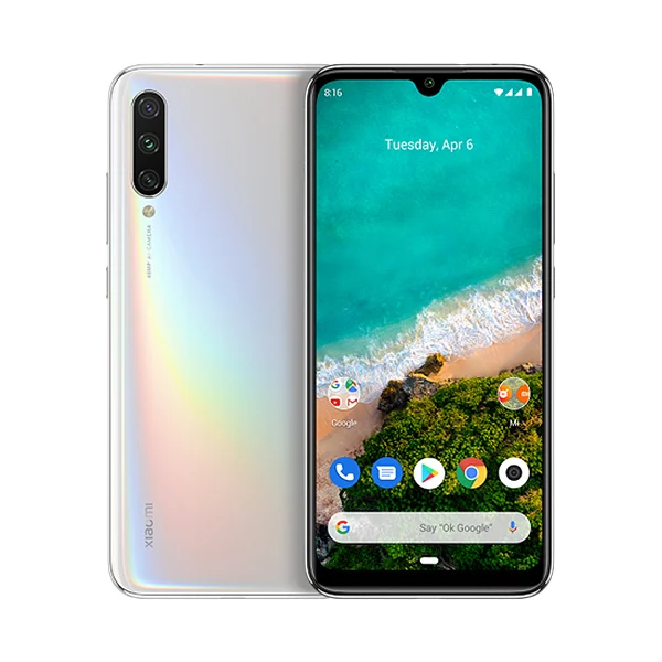 Глобальная версия Xiaomi Mi A3 4GB 128GB мобильный телефон Snapdragon 665 Octa Core 6,08" 48MP+ 32MP флагманская камера 4030mAh - Цвет: White