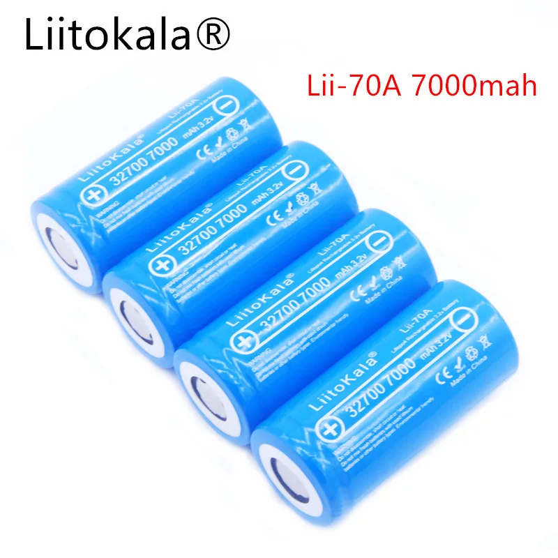 Литий железо фосфатный аккумулятор LiitoKala 3 2 в 32700 6500 мАч 35 А непрерывный разряд