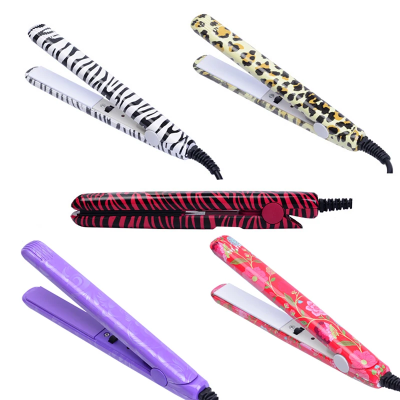 

Salon Styling Tools 100-240V Professional Hair Straightening Irons Hairs Flat Iron Curling With EU Plug Adapter Straightener
