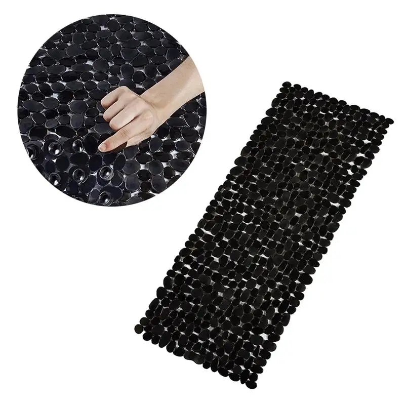 1 шт. коврик для ванной Антибактериальный Быстросохнущий в форме гальки душа