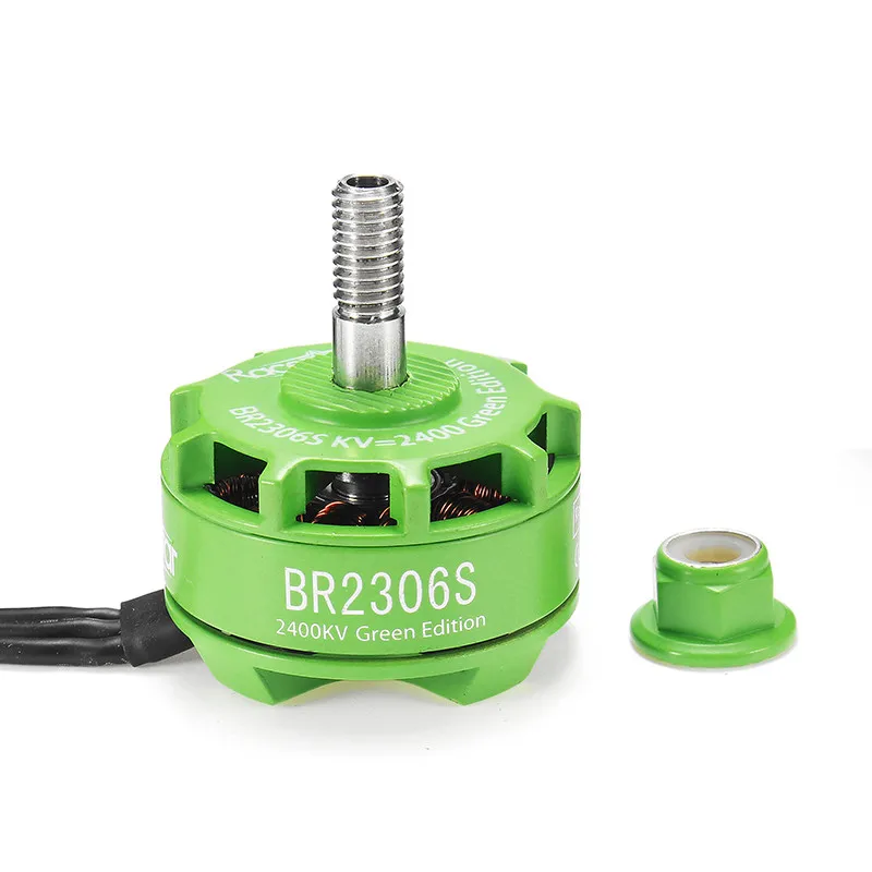 Racerstar 2306 BR2306S Green Edition 2400KV 2 4S бесщеточный двигатель для X210 X220 250 300 Гоночная рама RC