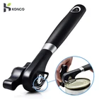 KONCO ручной консервный нож, открывалка для бутылок, консервный нож с Боковым Разрезом, кухонный инструмент из нержавеющей стали для консервированного мяса и фруктов