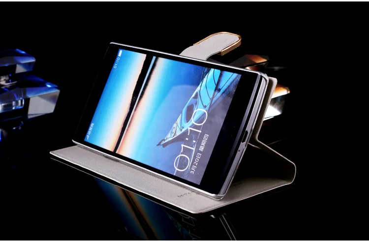 Роскошный чехол-бумажник из искусственной кожи с подставкой и откидной крышкой