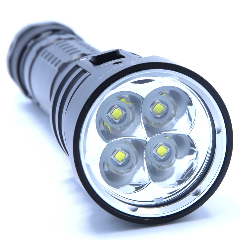 Светодиодный фонарик для дайвинга DX4S подводсветильник фонарь 4x L2 4L2 18650 26650 яркий