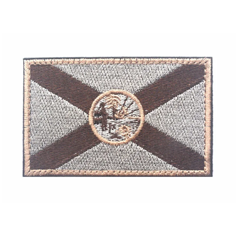 Женский джинсовый рюкзак с нашивкой на липучке вышитая аппликация 7 6*5 см новинка