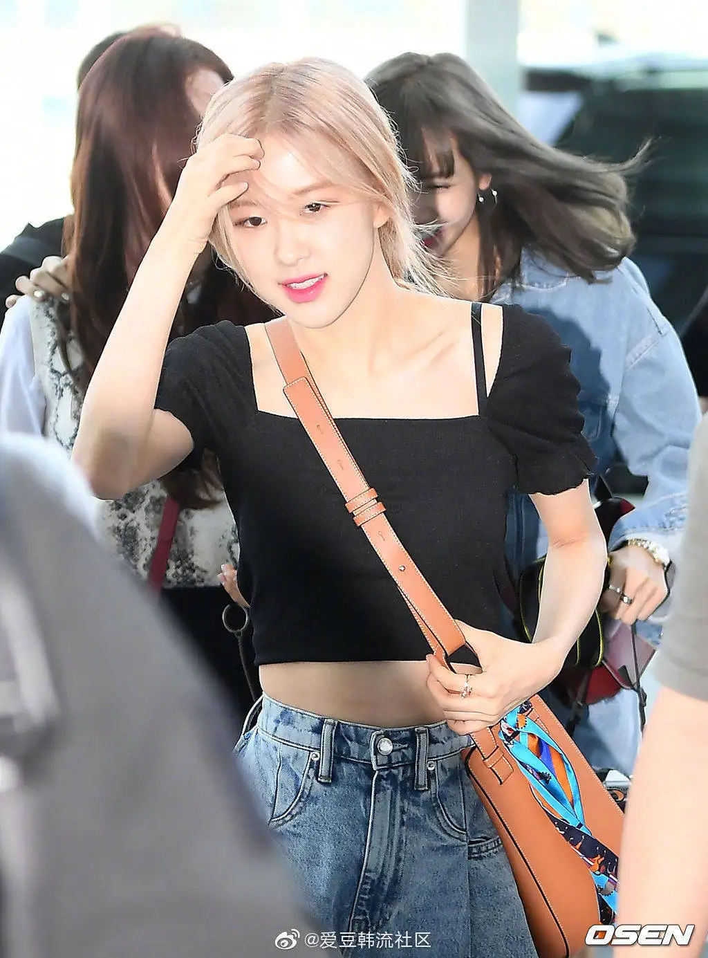 Kpop, черные, розовые, розовые, уличная мода, та же мода, высокая талия, джинсы для женщин, сексуальные джинсы, деним, корейский светильник, синие, широкие штаны
