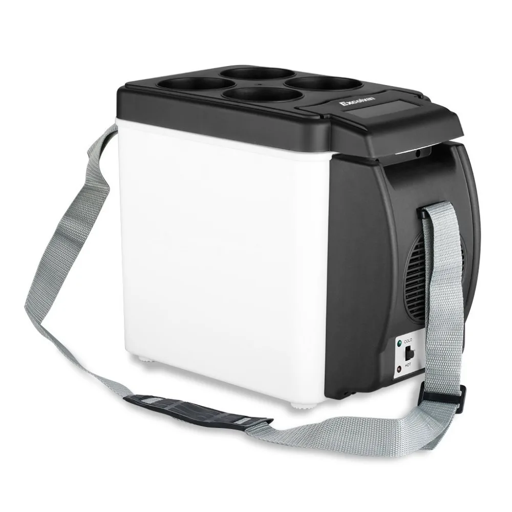 6L Car Home Mini Refrigerator Portable Thermoelectric Fridge 12V Cooler Box Cooler/Warmer Electric Fridge Travel Refrigerator new mini fridge insulin cooler bag portable refrigerator free shipping plastic cooler box diabetes pen cold cooler mini fridge