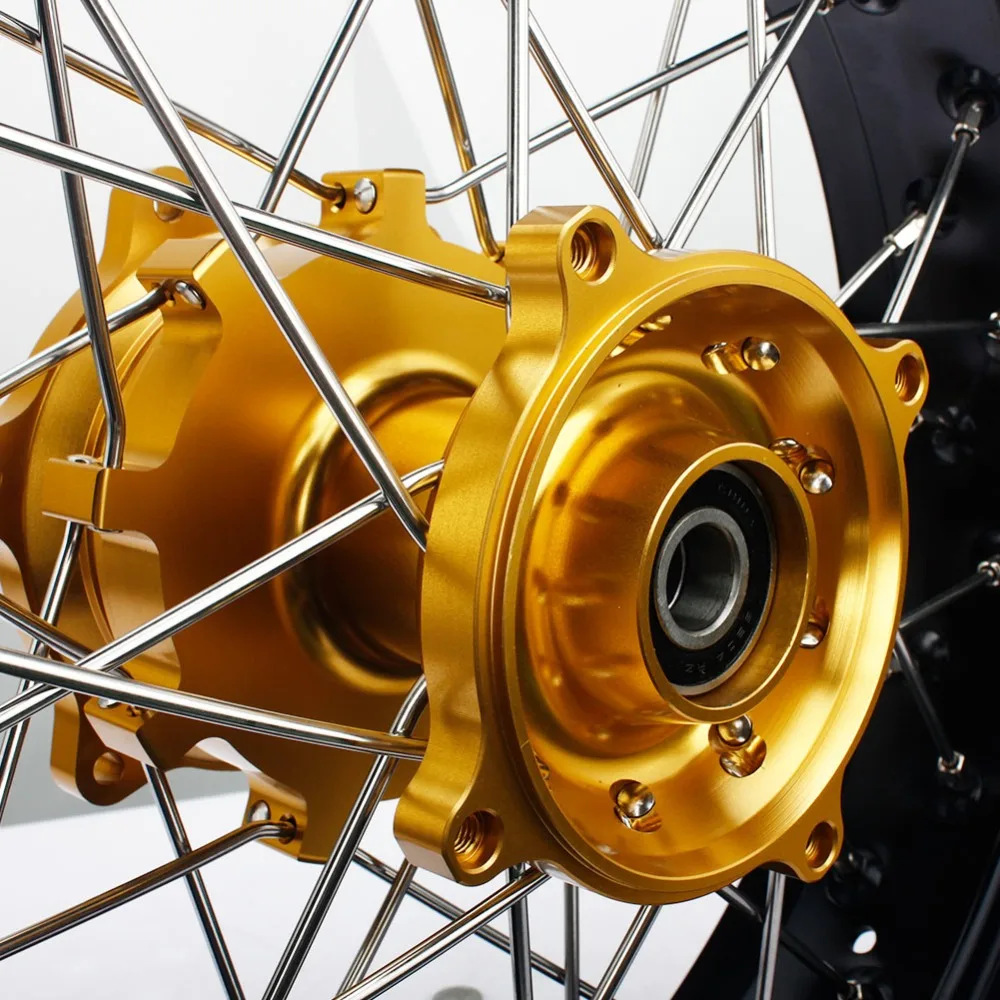 BIKINGBOY для SUZUKI DR650SE 96 97 98 99 00 01 02 03 04 16 15 14 13 Supermoto 17*3 5 17*4 25 Передние Задние колесные