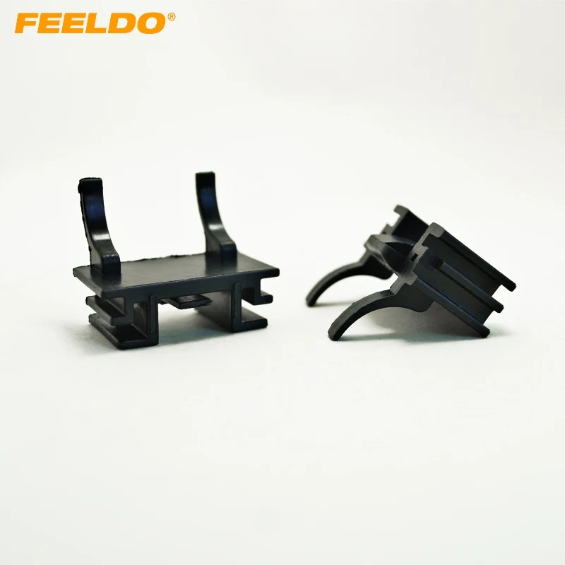 FEELDO 2 шт. автомобильные лампы адаптер преобразования гнезда для Fiat 500 H7 Xenon