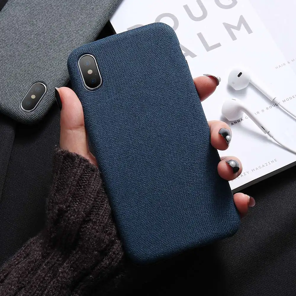 Легкий тканевый чехол для iPhone 11 pro 7 8 6s XR XS MAX Max|Бамперы| |