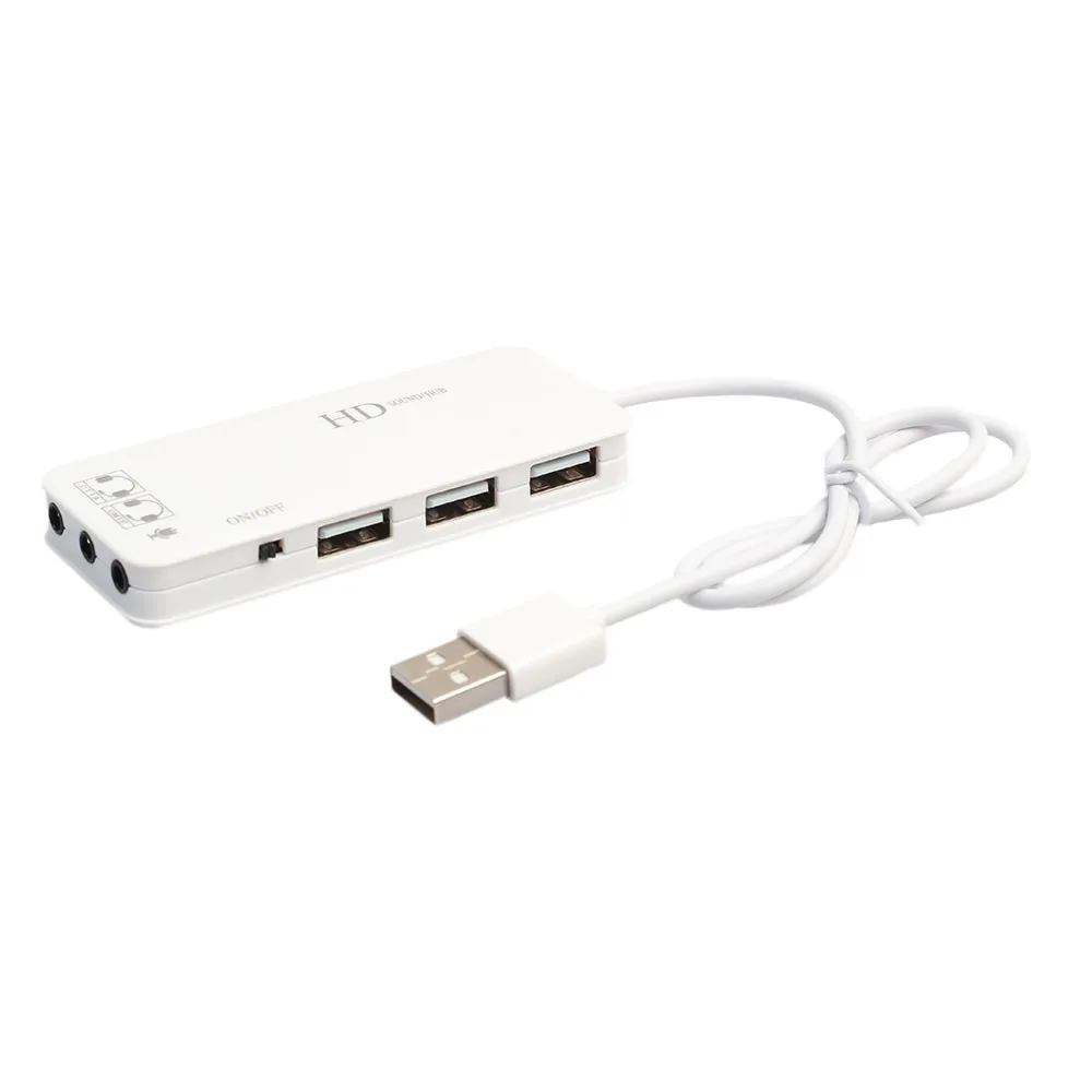CARPRIE usb хаб высокоскоростной USB 2 0 3 порта концентратор со стереозвуком адаптер