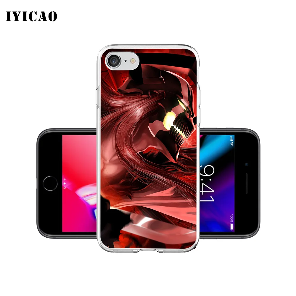 IYICAO Ichigo BLEACH Мягкий силиконовый чехол для телефона iPhone X XR XS MAX 6 6s 7 8 Plus 5 5S SE TPU
