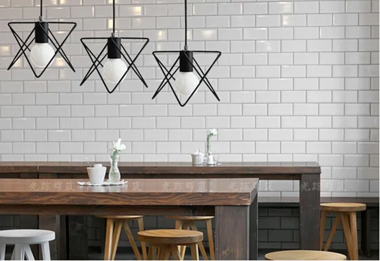 Винтажная Подвесная лампа металлическая м клетка абажур освещение подвесной