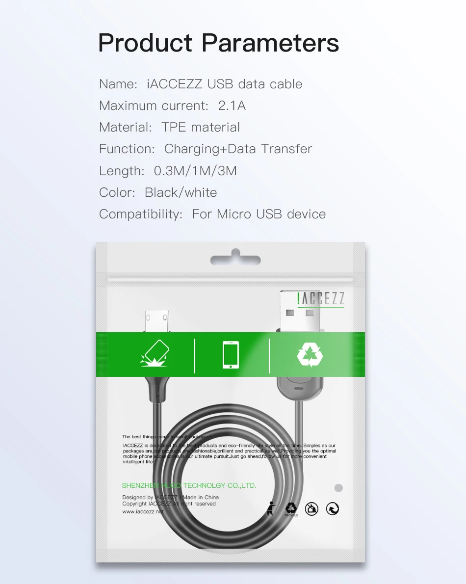 ACCEZZ USB кабель Micro USB Android для Xiaomi Redmi huawei кабель для зарядки и передачи данных для samsung S6 S7 Edge кабели для зарядки телефона