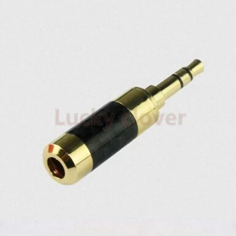 1pcs NEW high quality gold plating 3.5mm stereo plug 3 pole welding Repair Headphone AUX DIY | Connectors
