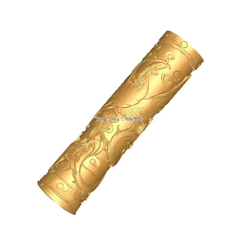 Рельеф Baluster_pillars_phoenix 3d для СТЛ моделей с ЧПУ форматные столбы модель рельефа artcam