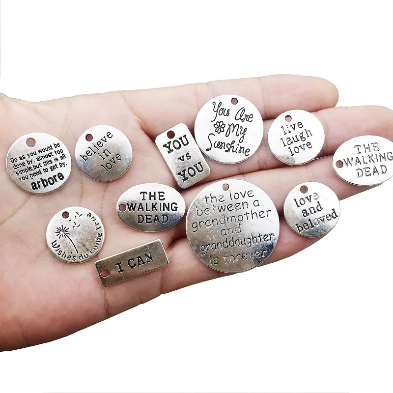 30 шт. цинковый сплав смешанные модные подвески для рукоделия|Шармы| |