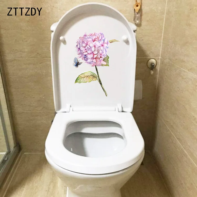 ZTTZDY 17 8*25 см фиолетовый цветок гортензии Настенный декор для спальни стильная