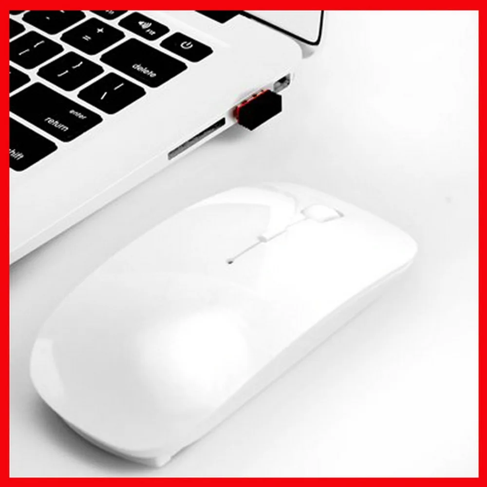 Slim Wireless Mouse Mice For Apple Macbook iMac Win7 Vista XP Laptop PC|mouse computer mice|mouse g7mice cartoon |