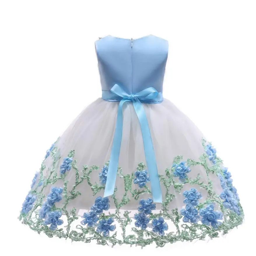 

Детское платье; Платья принцессы для маленьких девочек; Коллекция 2018 года; Летние платья с жемчужинами для девочек; Модная детская одежда