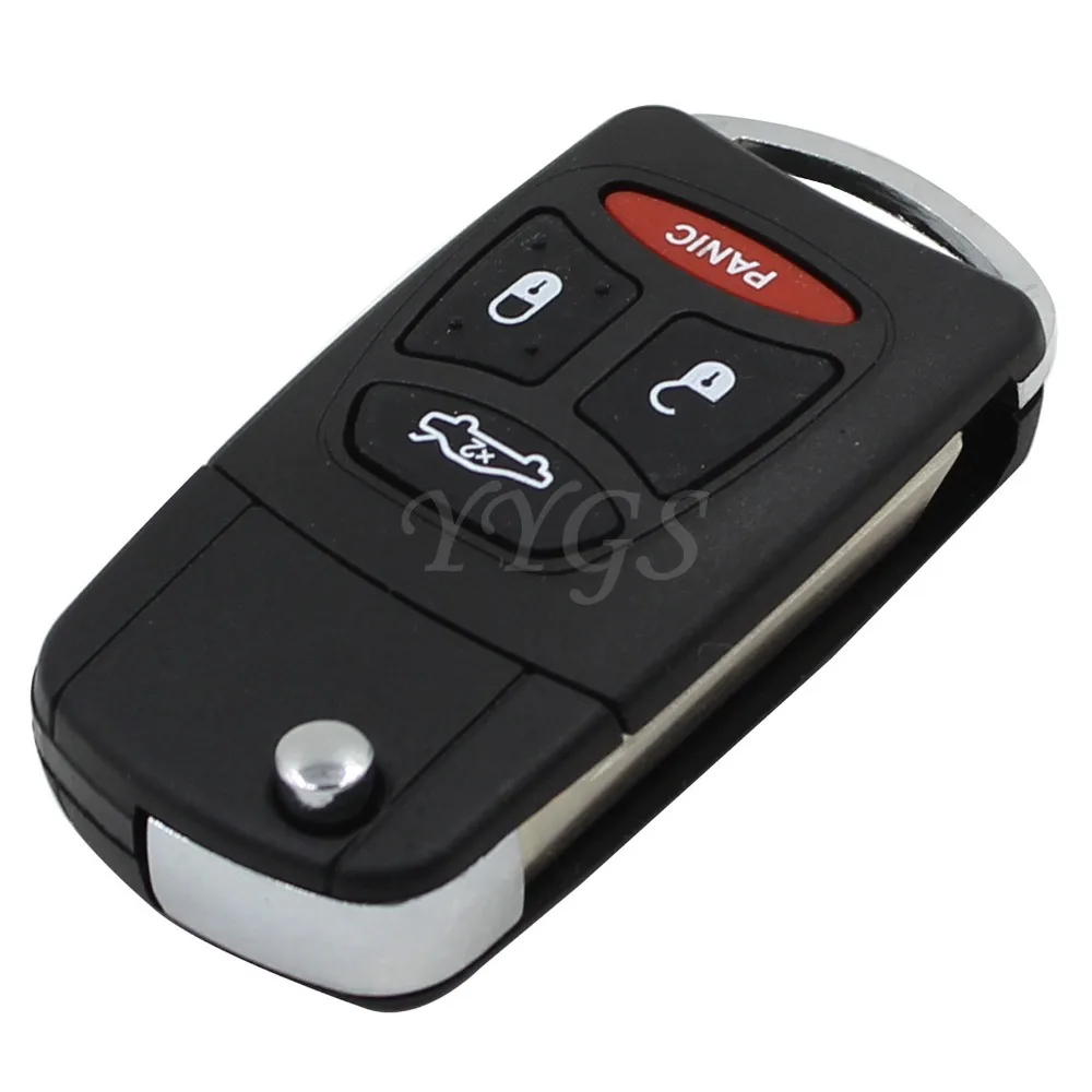 Складной чехол брелок для Dodge Jeep Commander Grand Cherokee Chrysler Aspen 300 с дистанционным