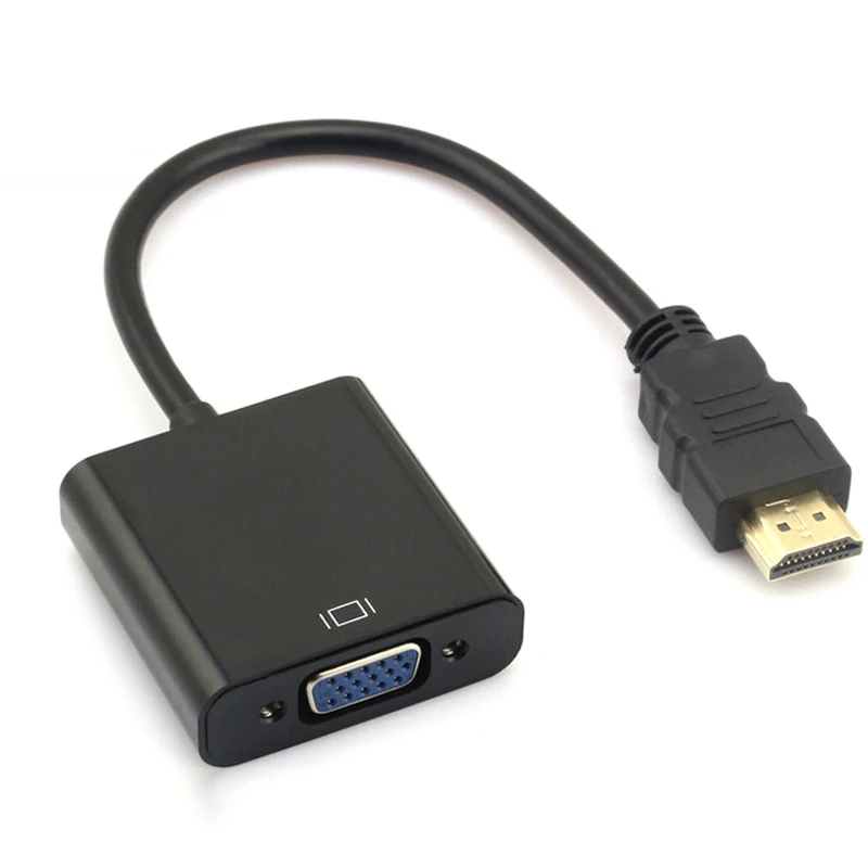 Адаптер hdmi-vga 15 см для Raspberry Pi/ПК/ноутбука/ультрабука Full HD 1080P HDTV HDMI-VGA | Компьютеры и