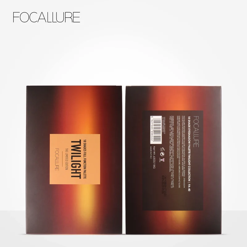 Focallure, 18 цветов, макияж для лица, тени для век, палитра оттенков, мерцающие матовые тени для век, палитра, косметика