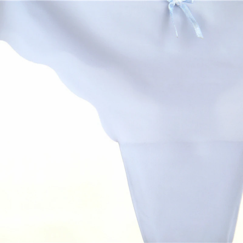 Женские трусики с низкой талией бесшовные стринги из нейлона и спандекса 6 шт./лот