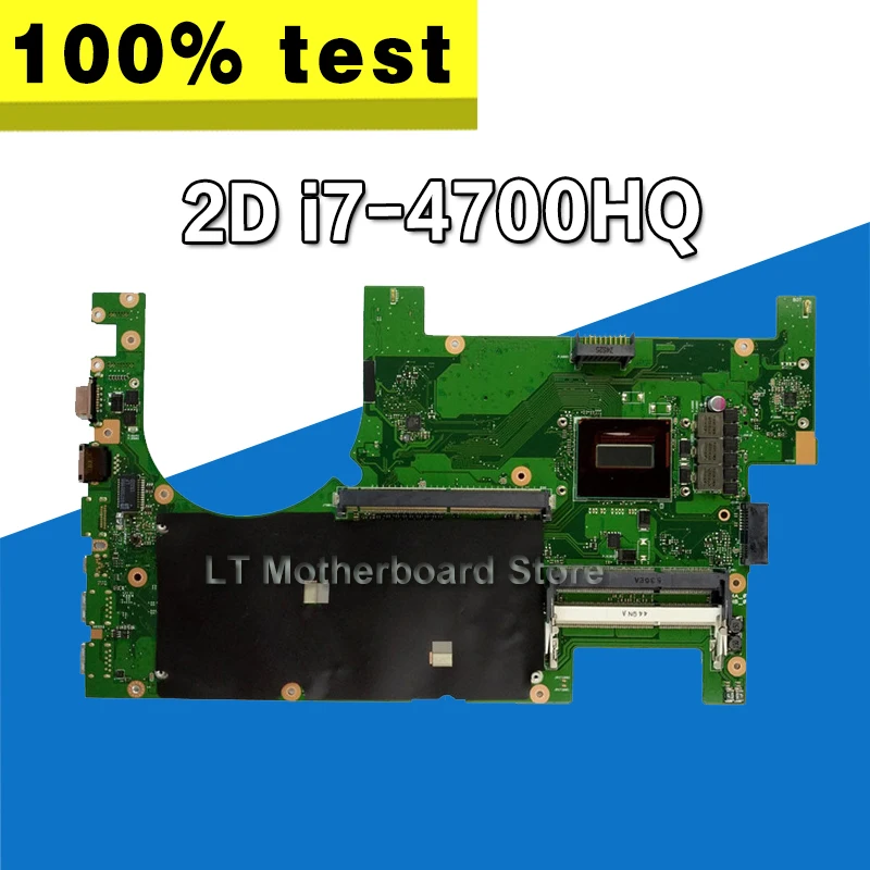 G750JW 2D i7-4700HQ For Asus G750J G750JH G750JX G750 Laptop motherboard with i7 CPU Test work 100% | Компьютеры и офис