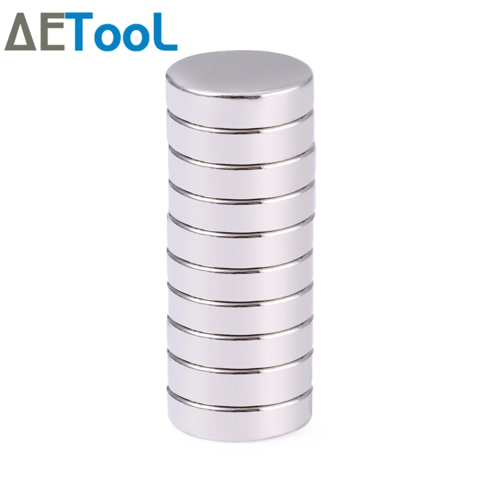 AETool маленький магнит N38 3x1 4x1 10x1 12x1 12x2 15x1 15x2 мм неодимовый постоянный Неодимовый