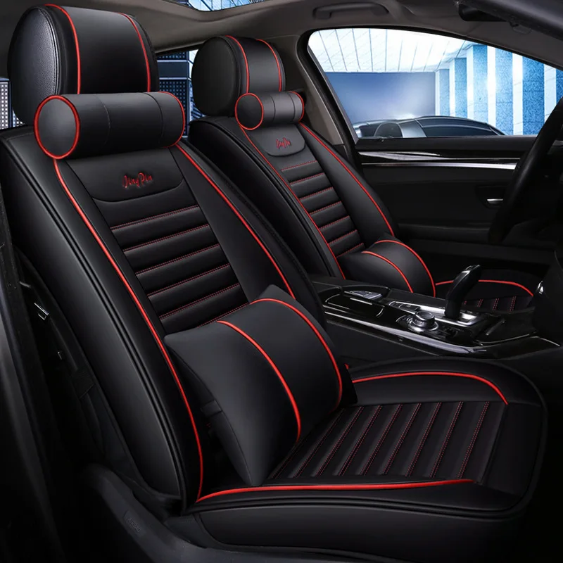 2019 новые роскошные чехлы для сидений автомобиля из искусственной кожи Ford mondeo Focus