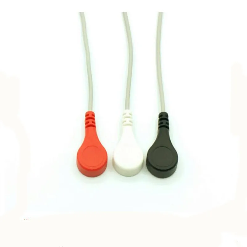 Совместим с Philips/HP 12Pin MP20/30/VM6 монитор пациента кабель ЭКГ цельный тройной провод