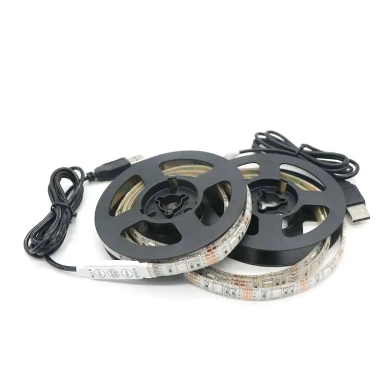 SZYOUMY USB кабель 5 в Светодиодная лента TV светильник ка 5050 SMD 30 светодиодов/м лампа RGB